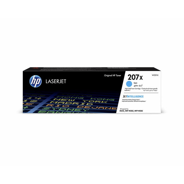 Toner original HP W2211X Cyan (1 pièce)