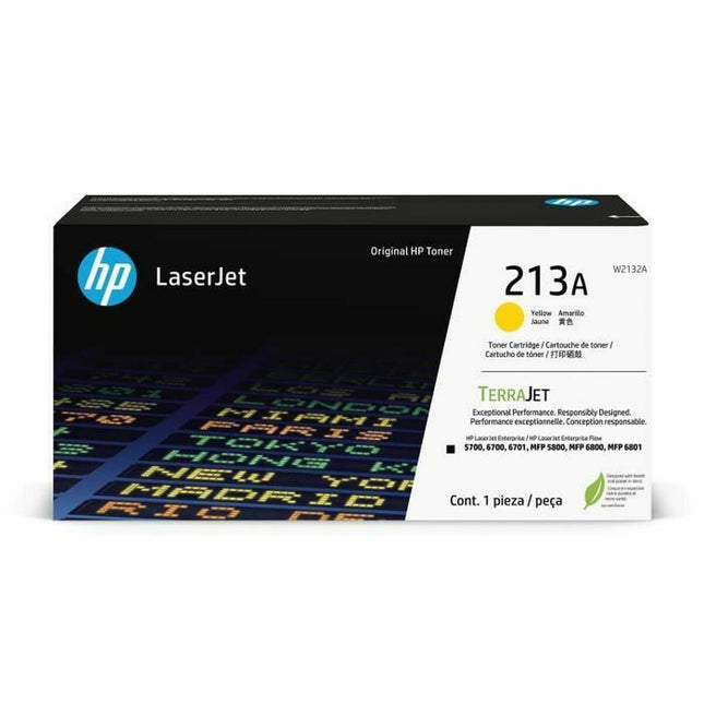 Cartouche d'encre originale HP W2132A Jaune