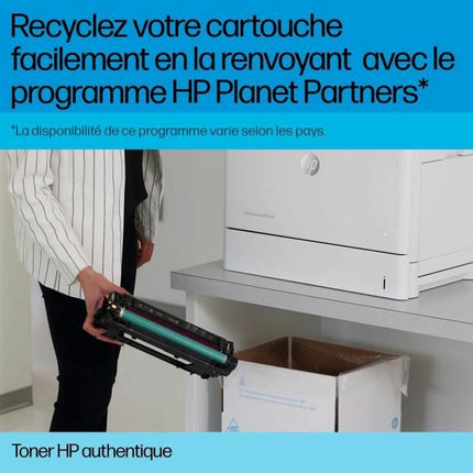 Cartouche d'encre originale HP W2132A Jaune