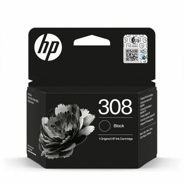Cartouche d'encre originale HP 308 noire (1 pièce)