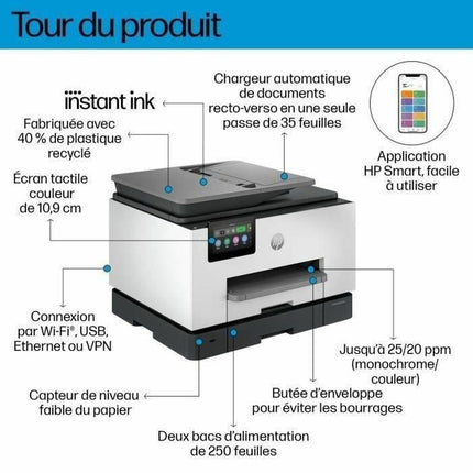 Imprimante multifonction HP Pro 9135e