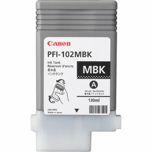 Encre d'origine Canon PFI-102 MBK Noir