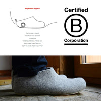 Baabuk Gus Filzpantoffel Slippers Light Grey