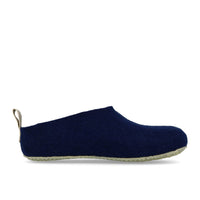 Baabuk Gus Filzpantoffeln Hausschuhe Navy Blue