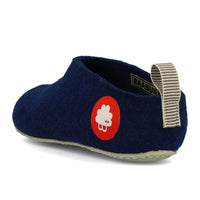 Baabuk Gus Filzpantoffeln Hausschuhe Navy Blue