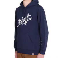 Carhartt WIP Sweat à capuche Locals Bleu Blanc