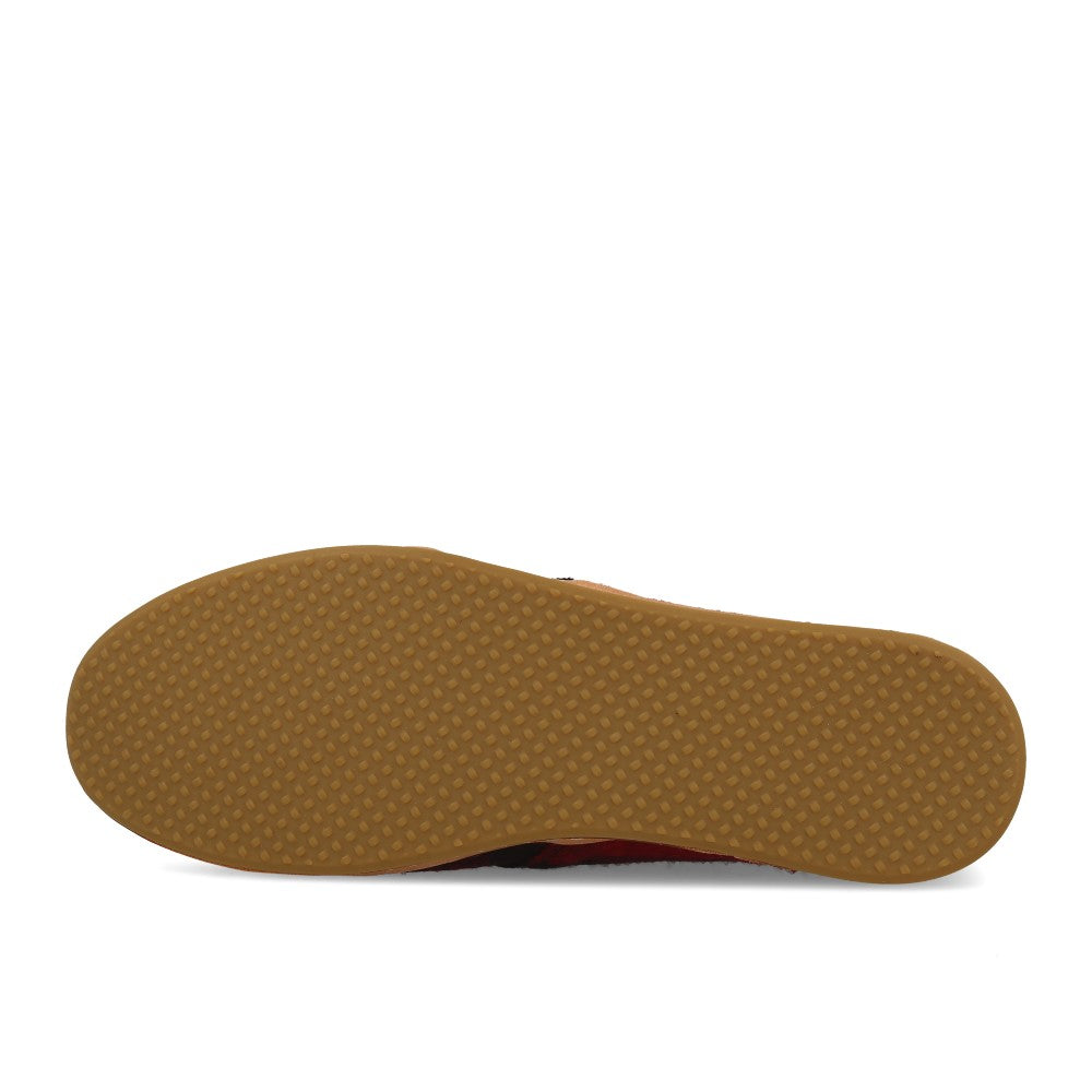Bottes TOMS Femme en Feutre à Carreaux Rouges et Cuir