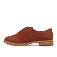 TOMS Ainsley Penny Cuir Daim Marron