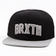 Casquette Snapback Brixton Hamilton Noire Gris Clair Chiné