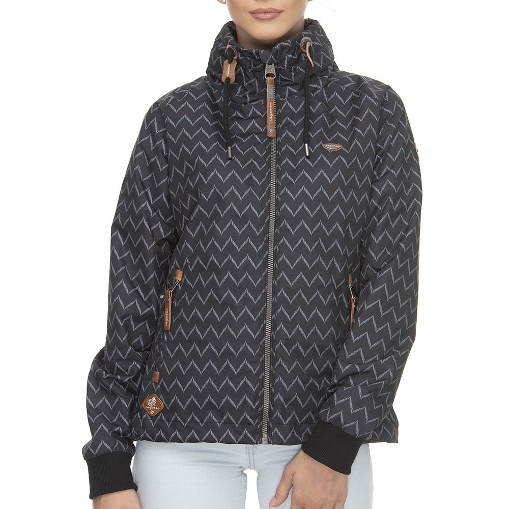 Ragwear Apoli Zig Zag Jacket Black