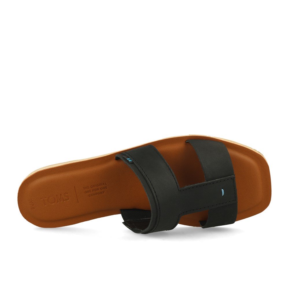 TOMS Seacliff cuir végétal noir