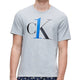 T-shirt ras du cou Calvin Klein One Graphic en jersey chiné gris
