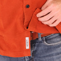 Carhartt WIP L/S Holston Shirt Cinnamon Rinsed