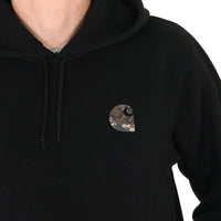 Carhartt WIP Hooded Camo Mil Sweat Noir