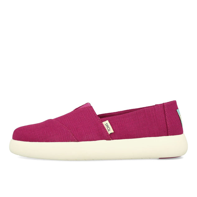 Toms Womens Alpargata Mallow Femme Dark Fuchsia Heritage Canvas