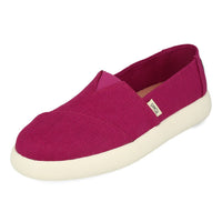 Toms Womens Alpargata Mallow Damen Dark Fuchsia Heritage Canvas