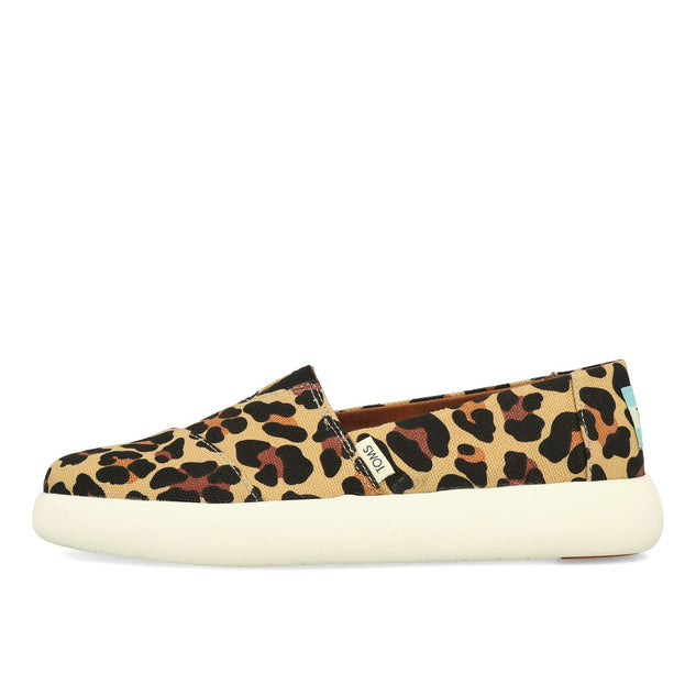 Toms Alpargata Mallow Femme Beige XL Imprimé Léopard Classique