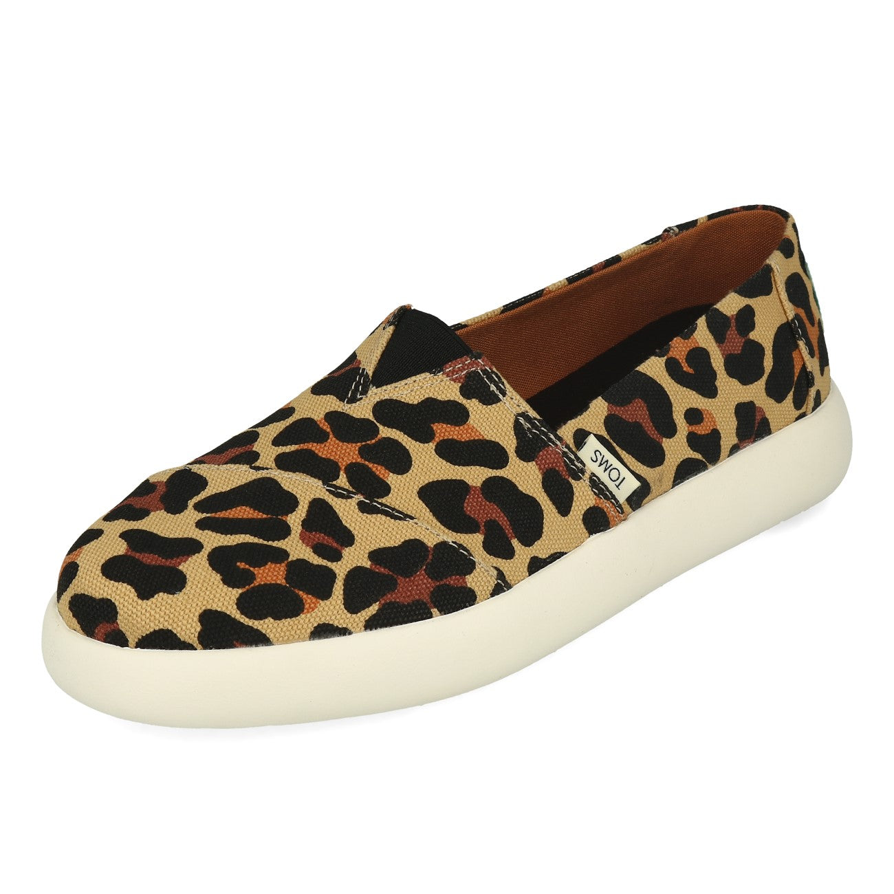 Toms Alpargata Mallow Femme Beige XL Imprimé Léopard Classique