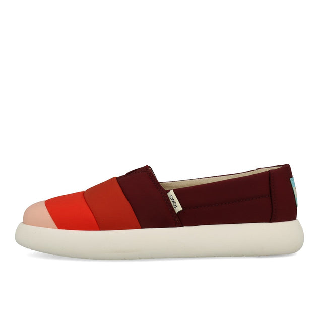 Toms Femme Alpargata Mallow Femme Bourgogne Multi Mat Tissé
