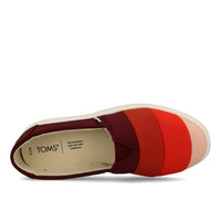 Toms Femme Alpargata Mallow Femme Bourgogne Multi Mat Tissé