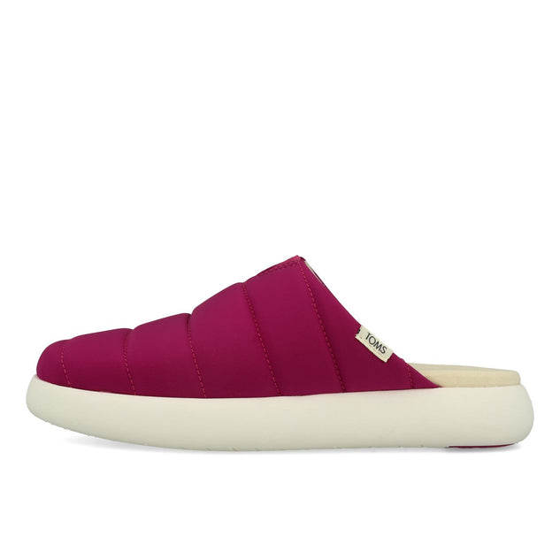 Toms Womens Alpargata Mallow Mule Femme Dark Fuchsia Matte Woven