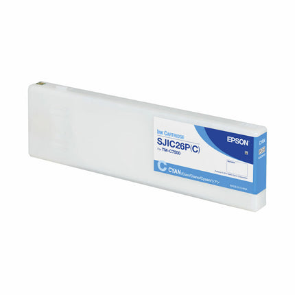 Cartouche d'encre d'origine Epson SJIC26PC Turquoise