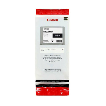 Cartouche d'encre d'origine Canon PFI-320MBK Noir mat arrière