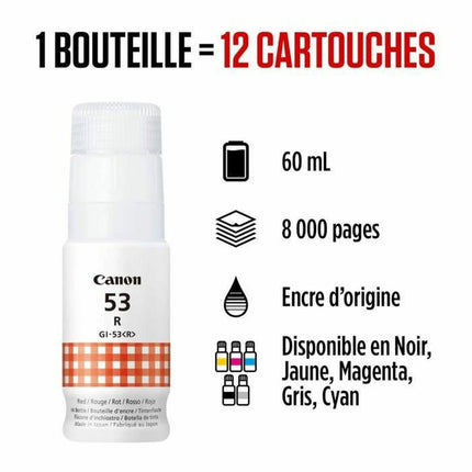 Cartouche d'encre d'origine Canon Rouge