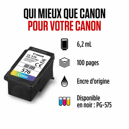 Cartouche d'encre d'origine Canon Jaune