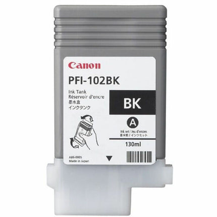 Cartouche de toner Canon PFI-102BK noire d'origine