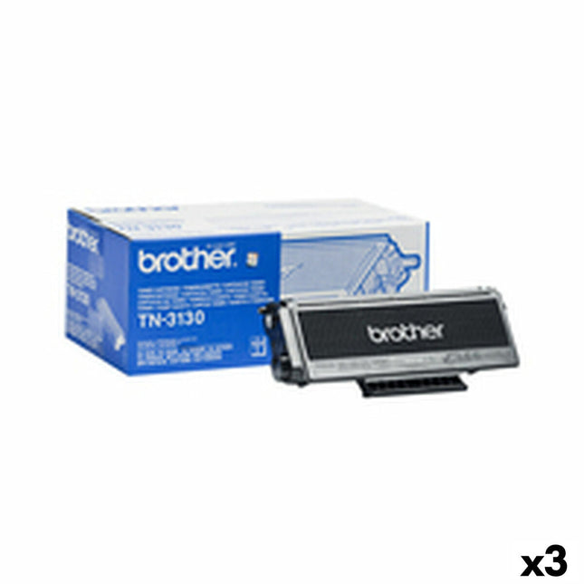Toner Brother TN3130 Noir (3 pièces)