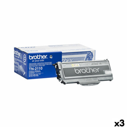 Toner Brother TN-2110 Noir (3 pièces)