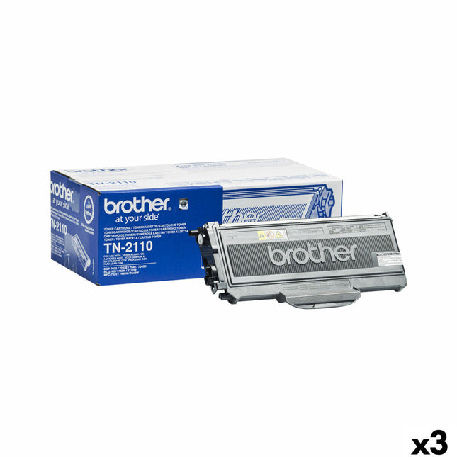Toner Brother TN-2110 Noir (3 pièces)