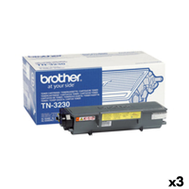Toner Brother TN3230 Noir (3 pièces)