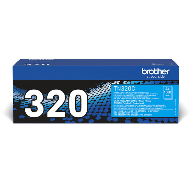 Toner Brother TN320C Turquoise (4 pièces)