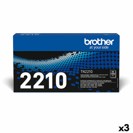 Toner Brother HL-2240D/2250DN/2270DW/FAX 2840 Noir (3 pièces)