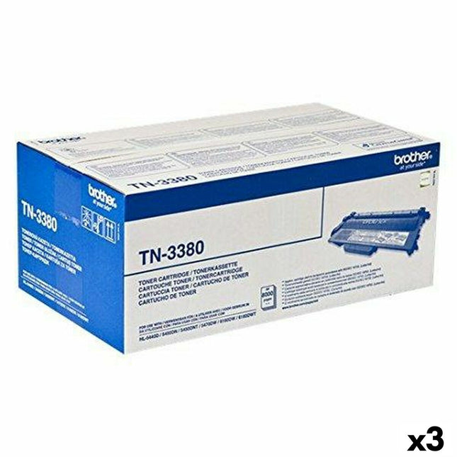 Toner Brother TN3380 noir (3 pièces)