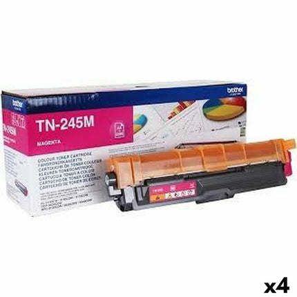 Toner original Brother HL3140CW/HL3150CDW magenta (4 pièces)