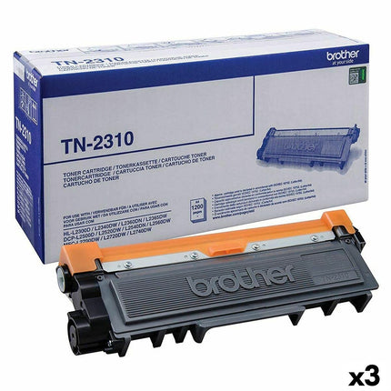 Toner Original Brother L-2300D, 2340DW, 2360DN, 2365DW, 2540, 2700 Noir (3 pièces)