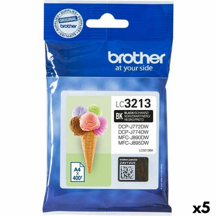 Cartouche d'encre d'origine Brother MFCJ890DW, MFCJ895DW Noir (5 pièces)