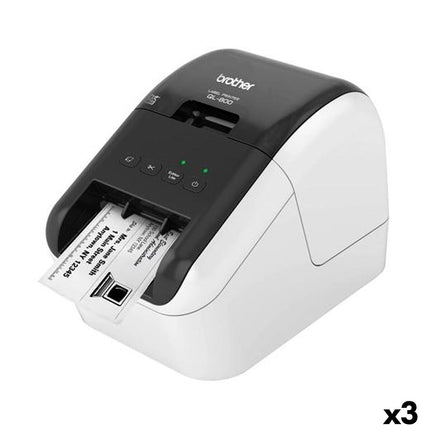 Imprimante thermique Brother QL800 Noire (3 pièces)