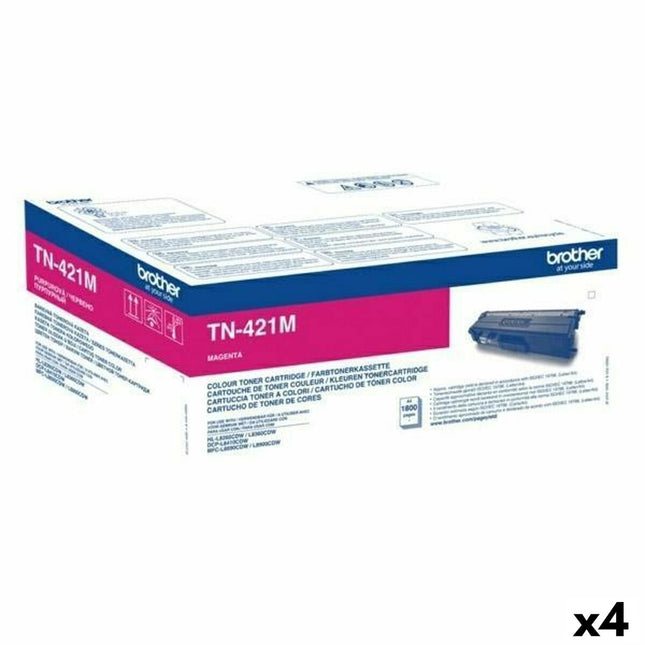 Toner Brother TN421M Magenta (4 pièces)