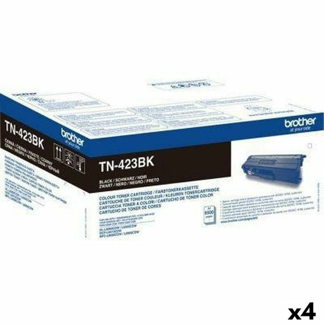Toner Brother TN423BK Noir (4 pièces)