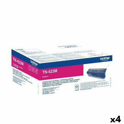 Toner original Brother HLL8260CDW, HLL8360CDW/HLL9310CDW TN423M Magenta (4 pièces)