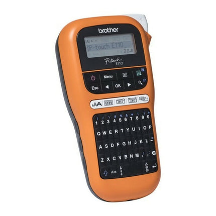 Étiqueteuse électrique portable Brother PTE110VP LCD Orange Noir/Orange