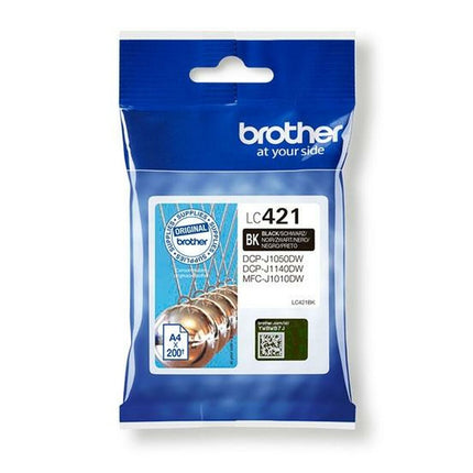 Cartouche d'encre originale Brother LC421 Noir (5 pièces)
