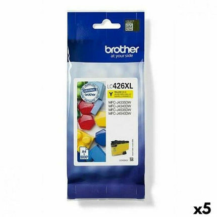 Cartouche d'encre originale Brother MFC-J4340DW J4540DWXL J4540DW Jaune (5 pièces)