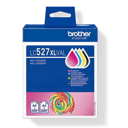 Cartouche d'encre originale Brother LC527XLVAL Couleur