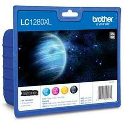 Cartouche d'encre originale Brother LC1280XL Jaune Bleu Noir Magenta (4 pièces)