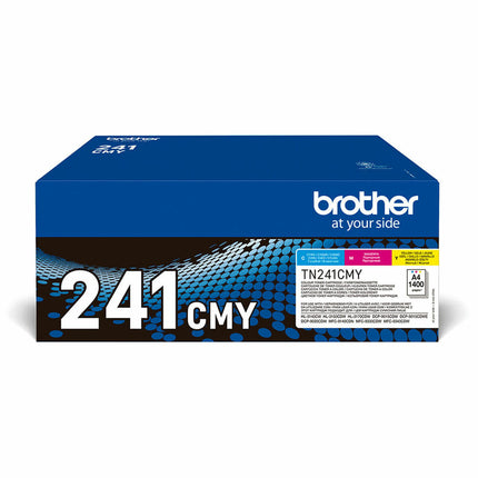 Cartouche d'encre originale Brother TN241CMY Jaune Cyan Magenta